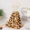16" Natural Heart 7 Tier Wooden Cupcake Dessert Stand Love Topper Party Events